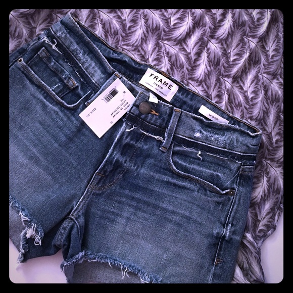 NWT Frame Denim Le Cutoff, wetherly place, sz 24. - Picture 3 of 8